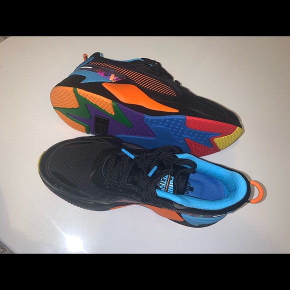 puma tetris shoes black